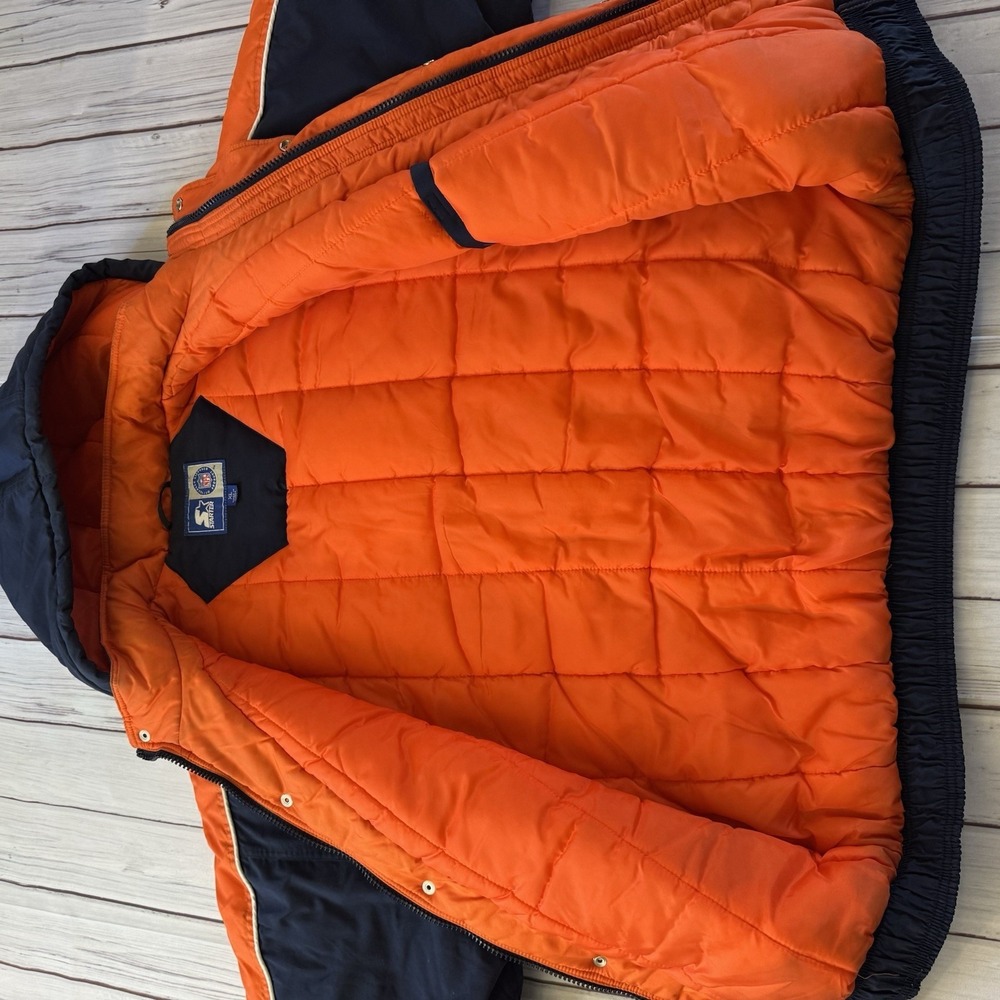 Vintage Starter Denver Broncos Jacket XL + Super Bowl XXXIII Football COA Korea - Picture 10 of 12